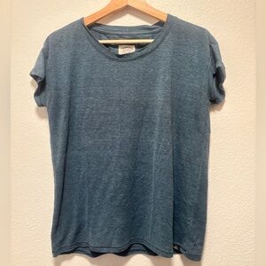 Prana Blue Short-Sleeve Tee